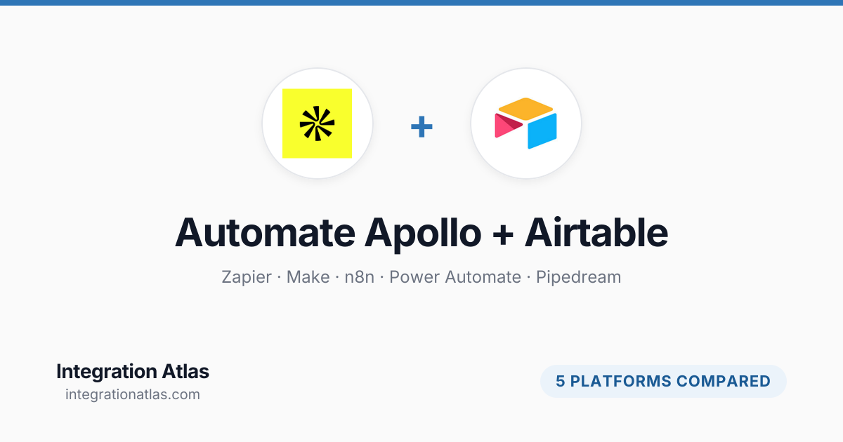 Automate Apollo + Airtable Workflows