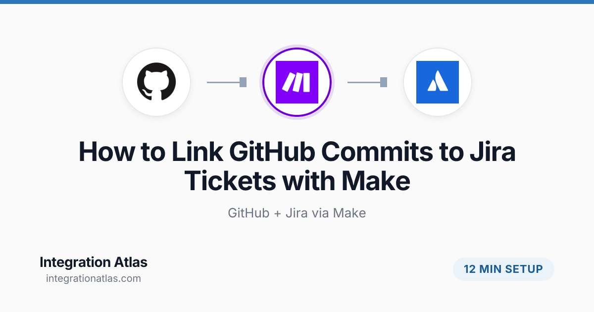 How to Link GitHub Commits to Jira Tickets with Make (2026 ...