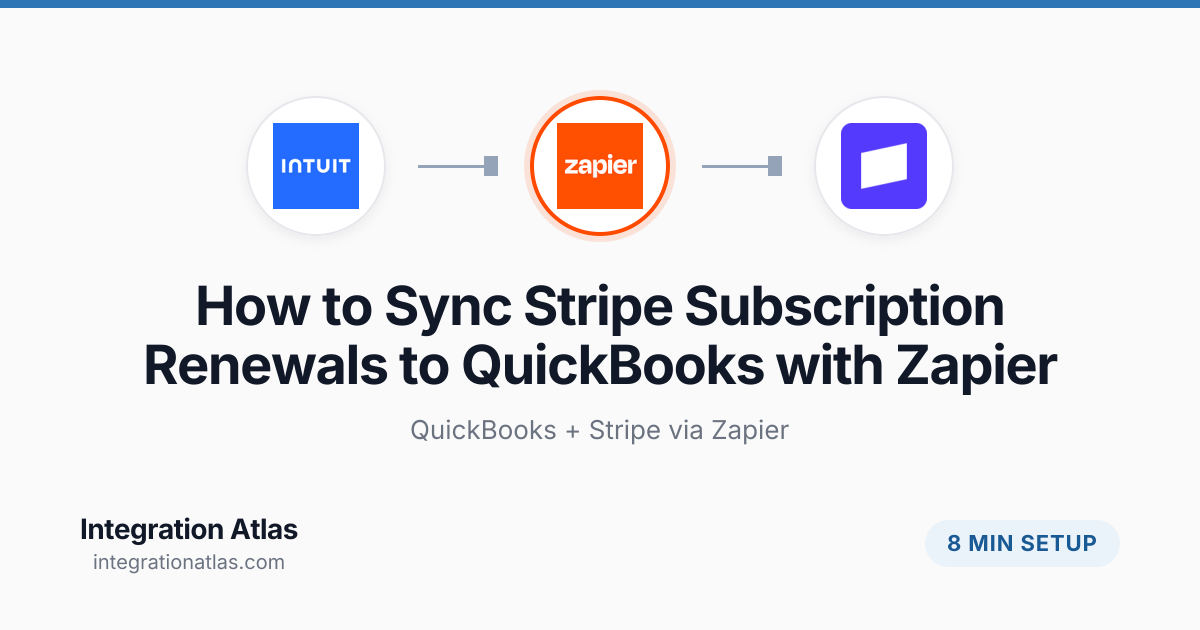 How to Sync Stripe Subscription Renewals to QuickBooks with Zapier ...